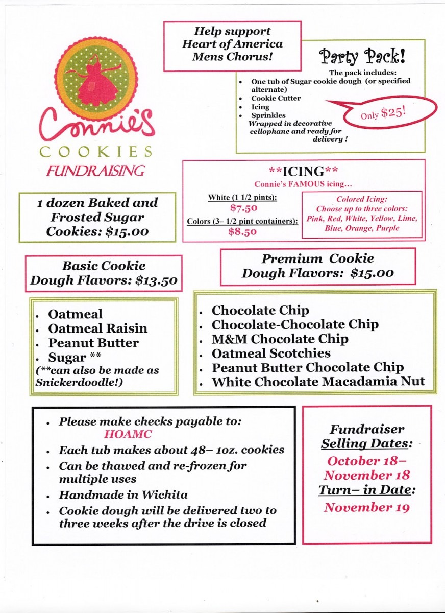 Heart Of America Men's Chorus  The Chorus And Connie's Cookies