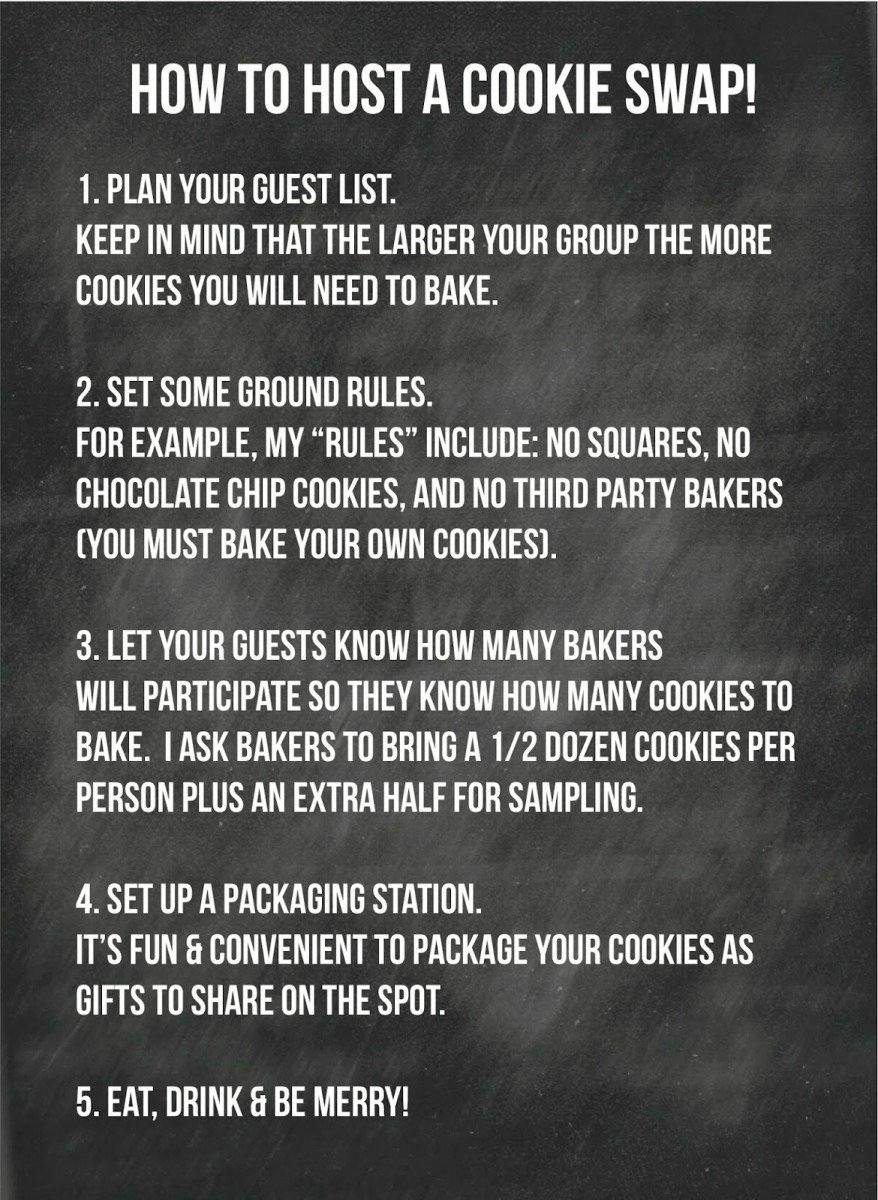 Cookie Swap Rules