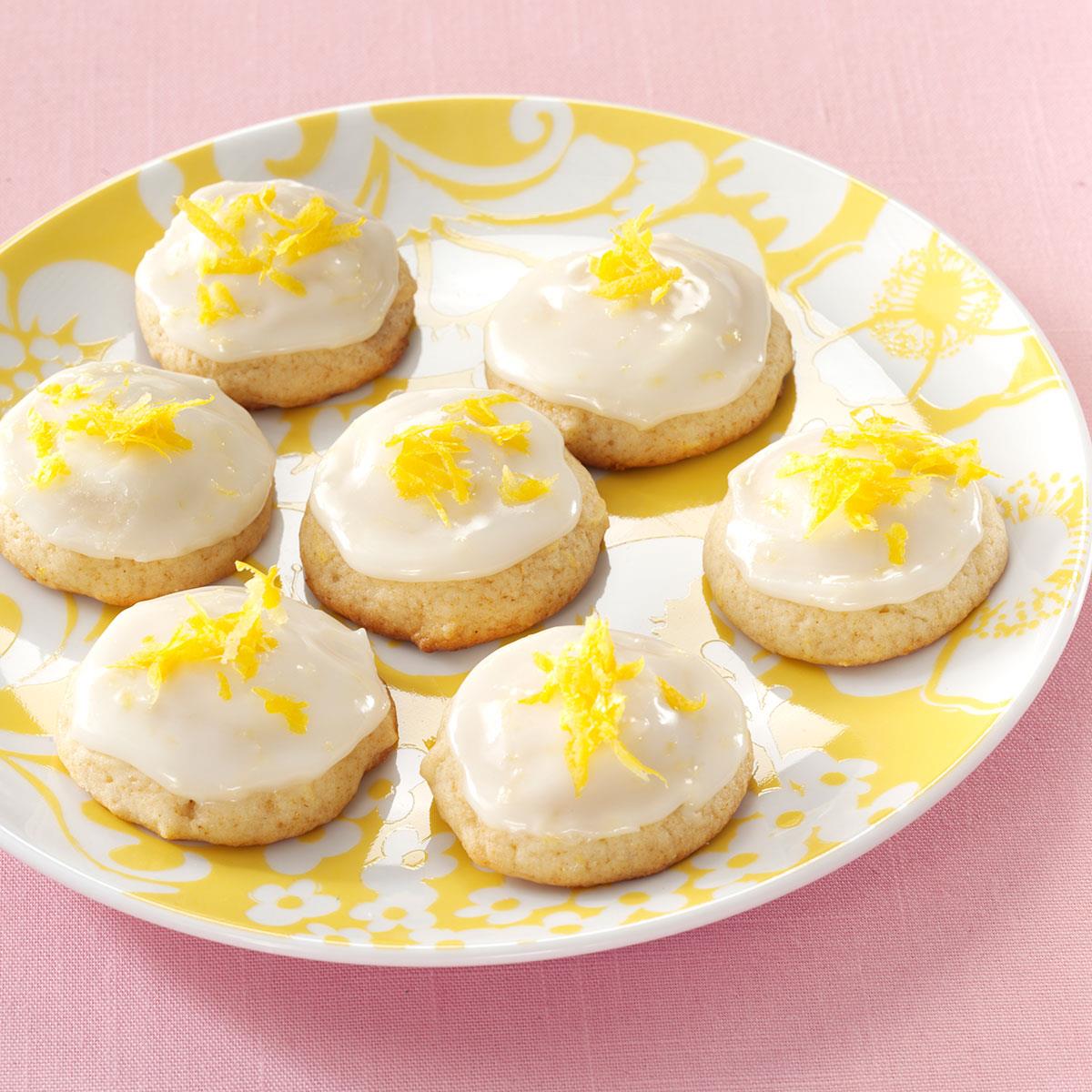 Iced Honey Lemon Cookies Recipe