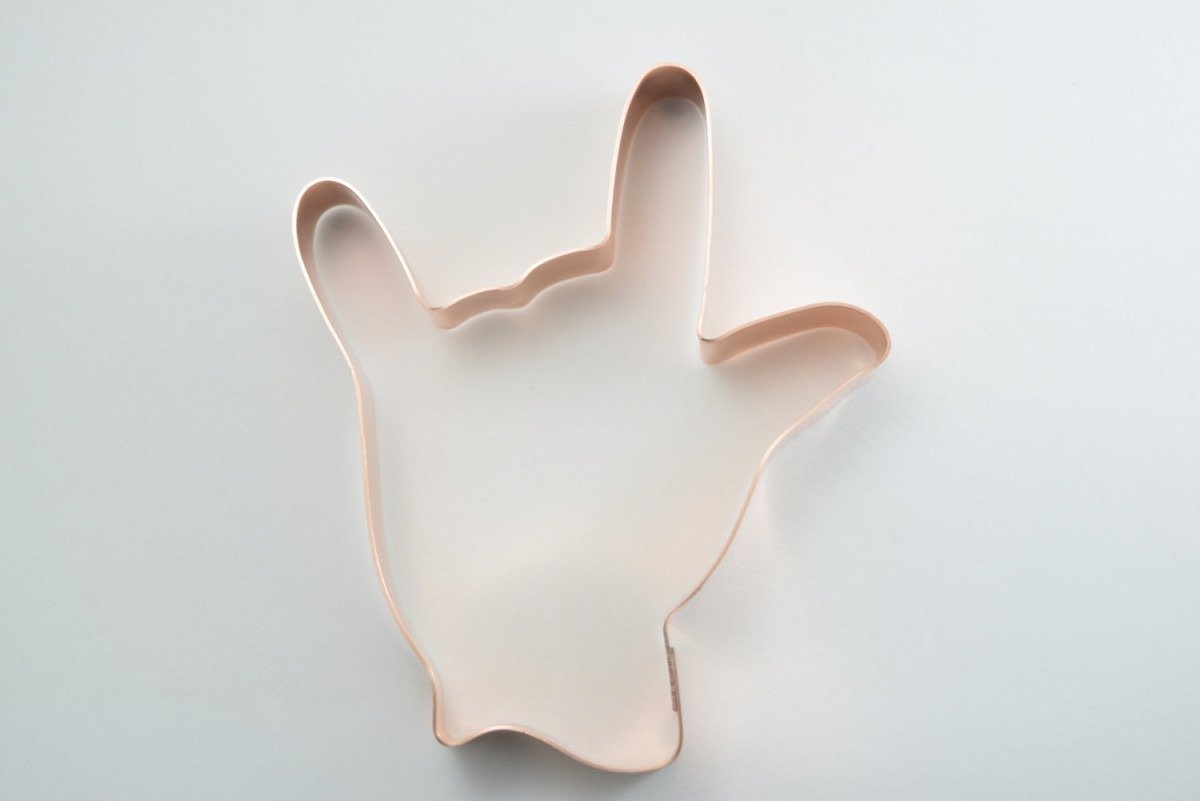 I Love You American Sign Language Hand Cookie Cutter