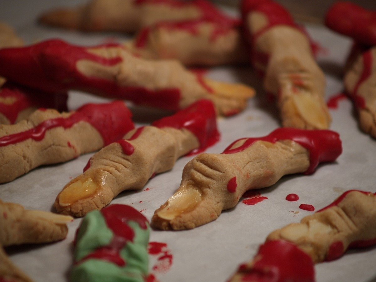Witches Fingers Cookies