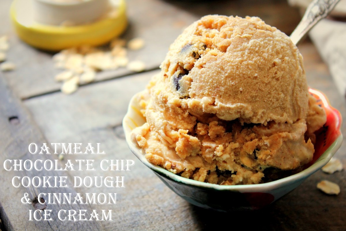Cherry Tea Cakes  Oatmeal Cookie & Cinnamon Ice Cream