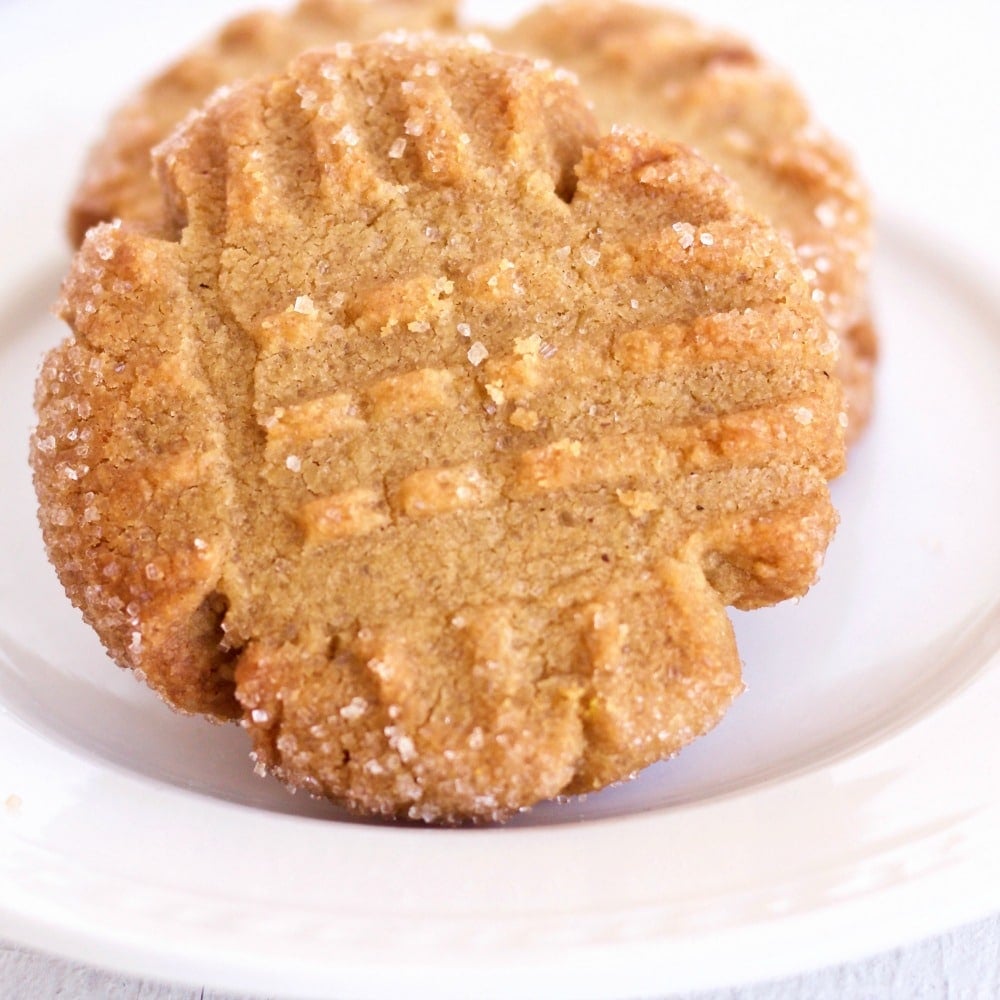 Coconut Oil Peanut Butter Cookies