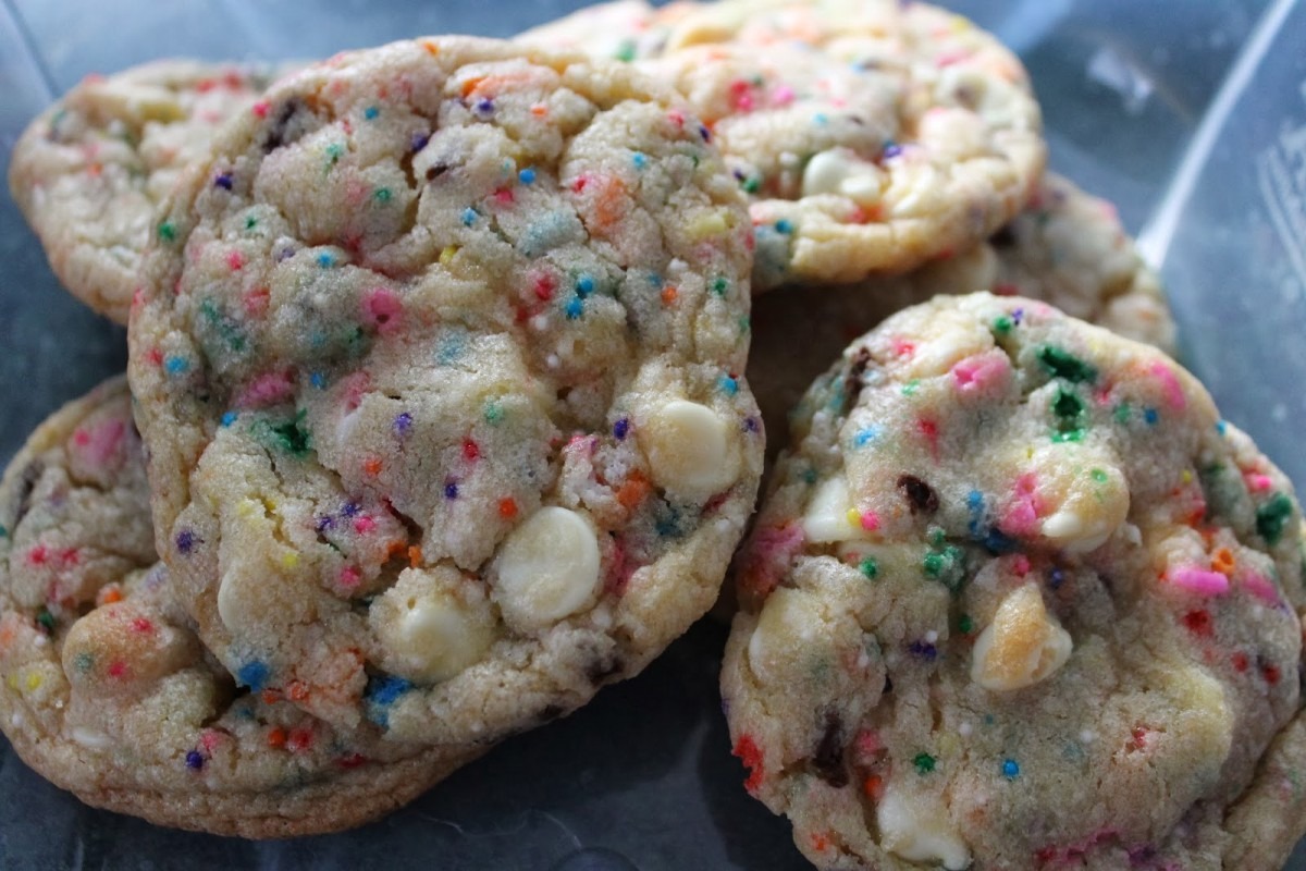 Stay At Home Baker  Chocolate & White Chocolate Chip Cake Mix Cookies