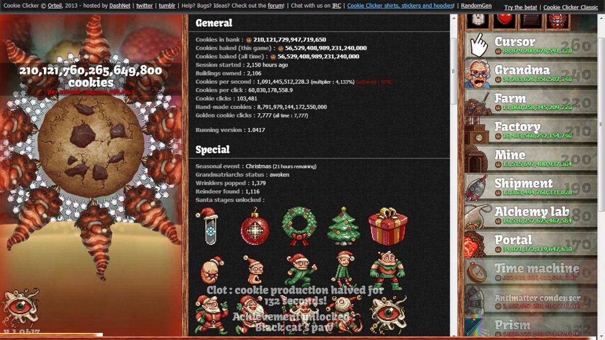 Today, Cookie Clicker Gave Me Another Notification That I Need A
