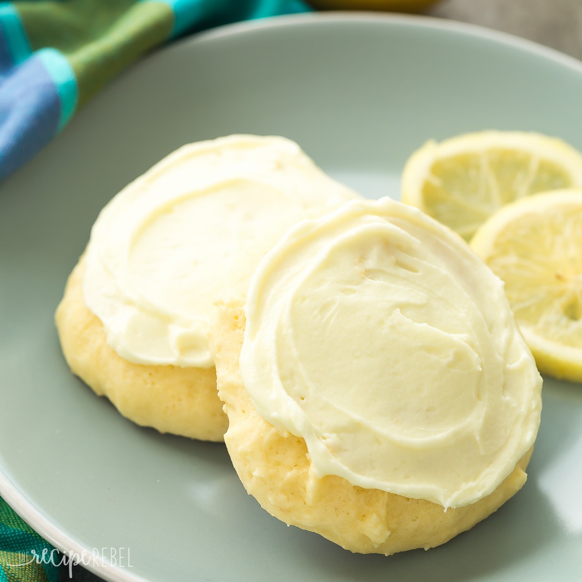 Yummy! Frosted Lemon Sour Cream Cookies