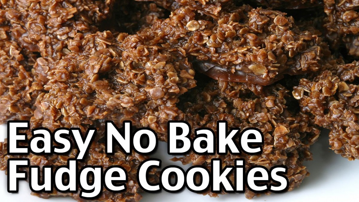 Easy No Bake Fudge Cookies