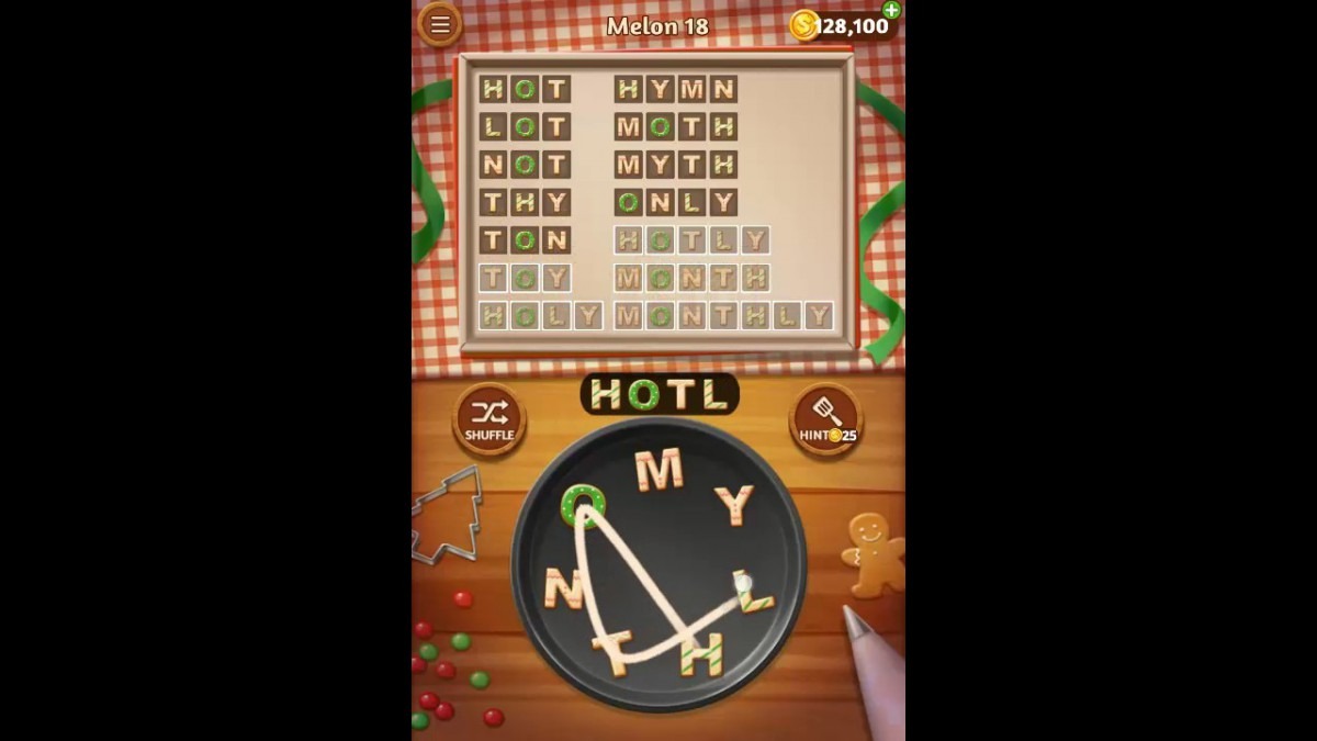 Word Cookies Melon Pack Level 18 Answers
