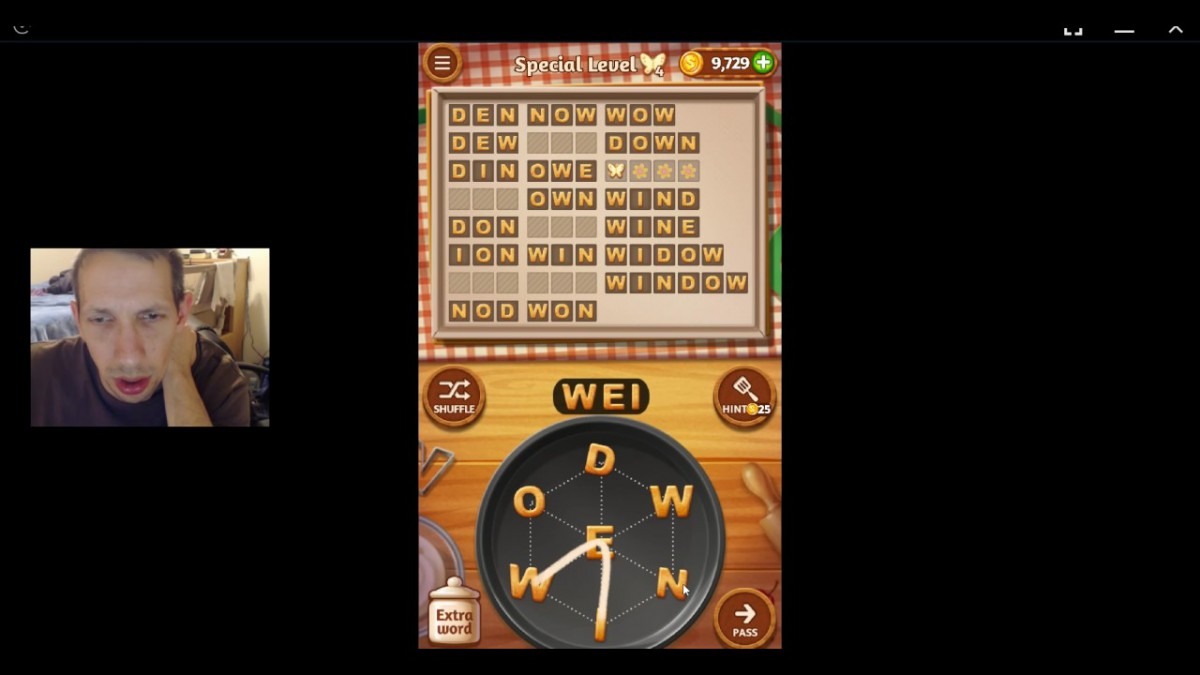 Word Cookies, Commis Chef, 1st Chocolate Special Level Solved