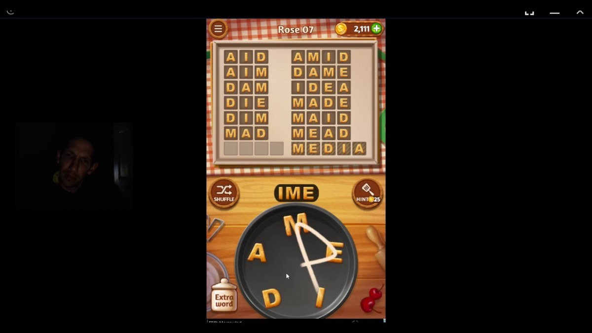 Word Cookies, Talented Chef, Rose Level 7