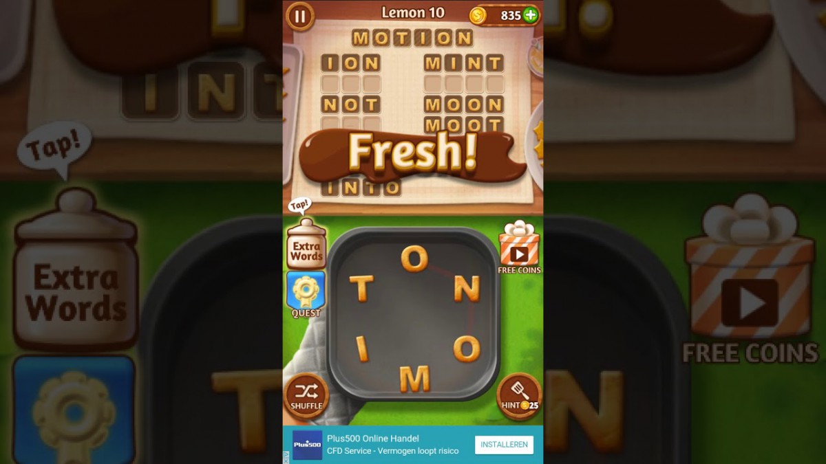Word Cookies Pastry Chef
