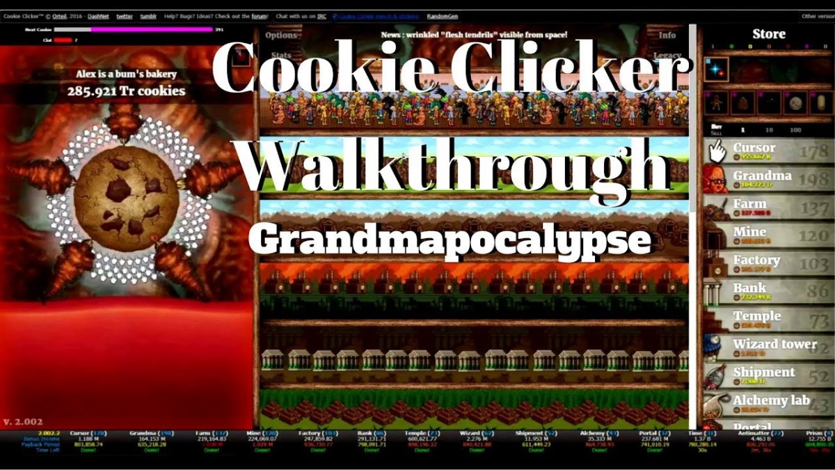 Cookie Clicker Walkthrough  2  The Grandmapocalypse