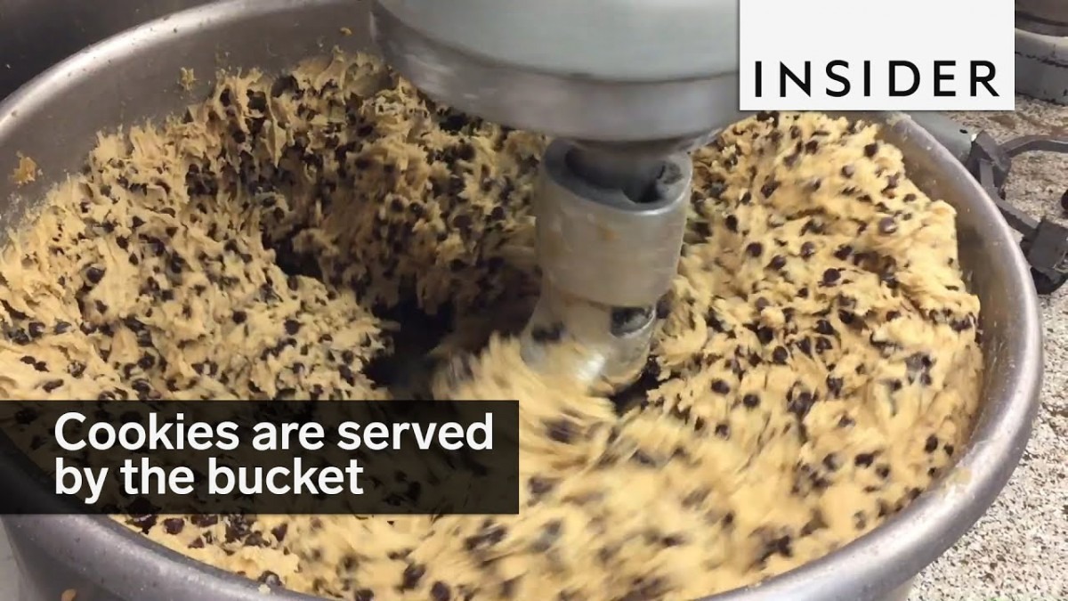 Warm Cookies Are Served By The Bucket