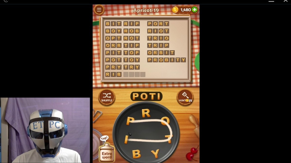 Word Cookies Apricot 19 Solved