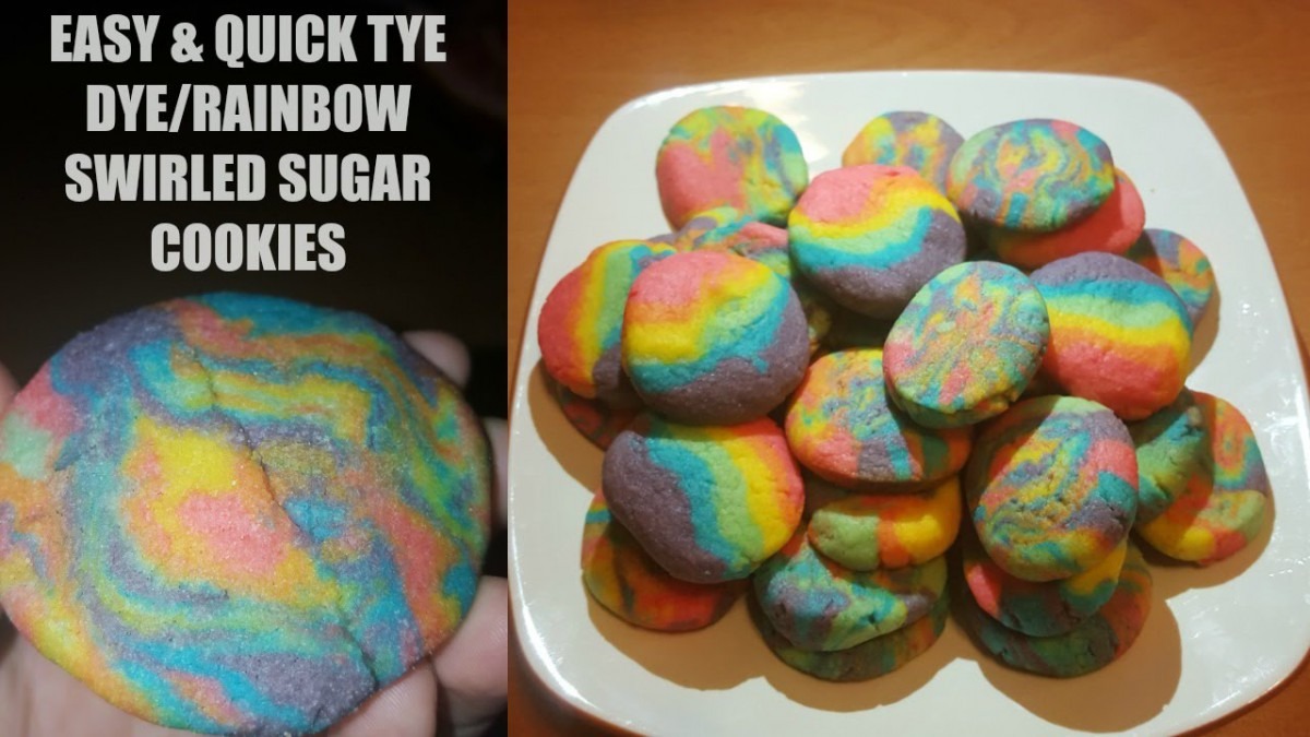 Tie Dye   Rainbow Sugar Cookies