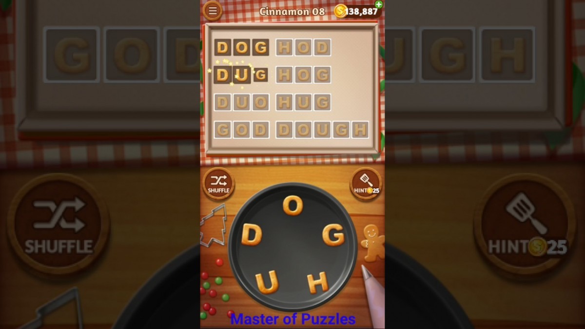 Word Cookies New Cinnamon Level 8 Novice Chef Solved