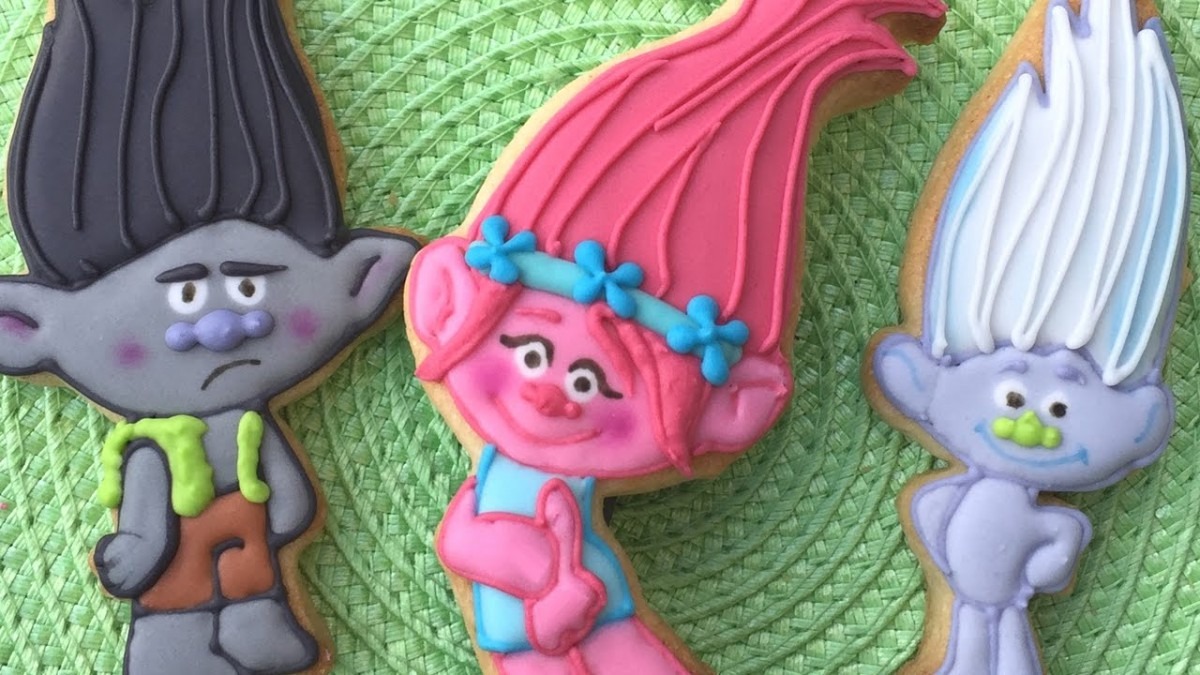 Trolls Sugar Cookies