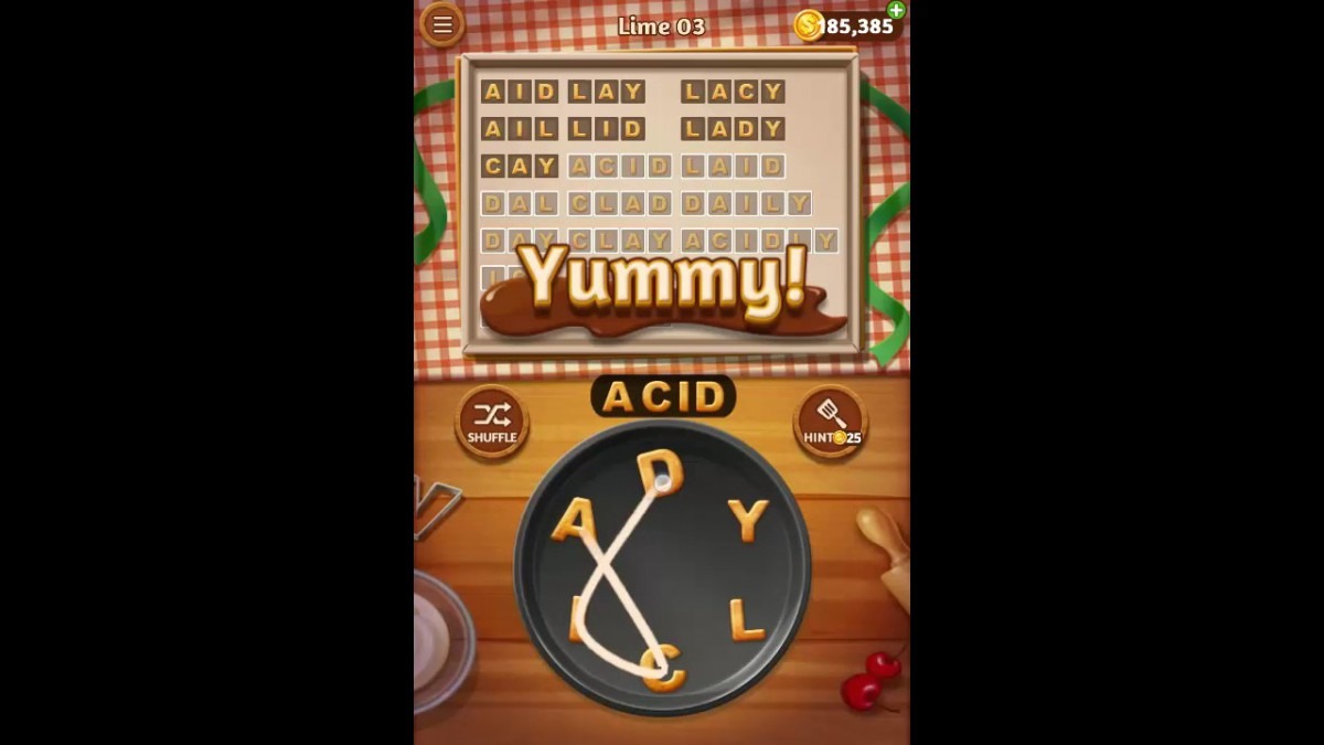 Word Cookies Lime Pack Level 3 Answers