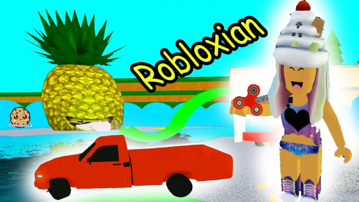 Car In Pool + Fidget Spinning Robloxian Life Cookie Swirl C Plays