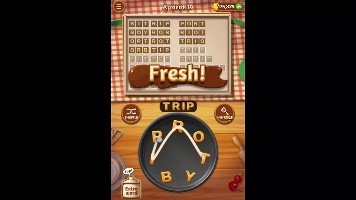 Word Cookies Apricot Pack Level 19 Answers