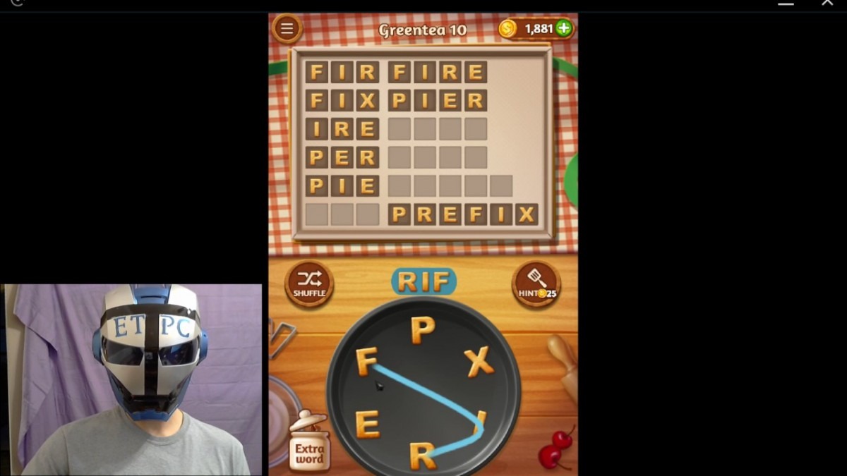 Word Cookies Greentea 10 Solved