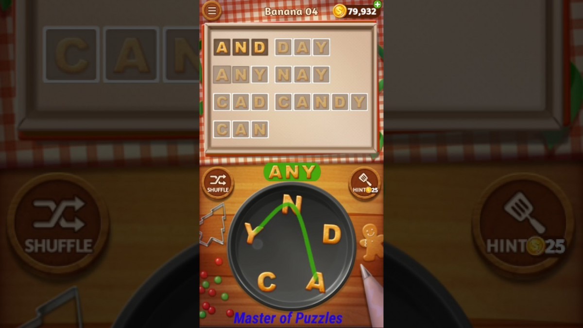 Word Cookies New Banana Level 4 Novice Chef Solved