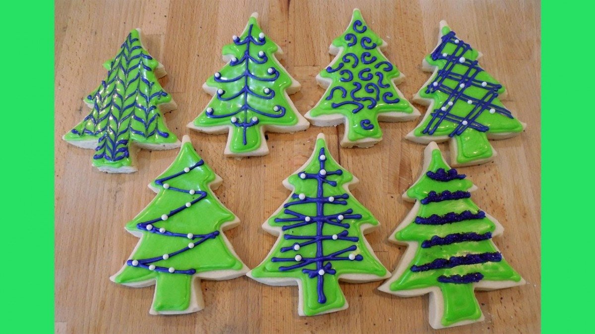 How To Decorate Christmas Tree Cookies 7 Ways With Jill
