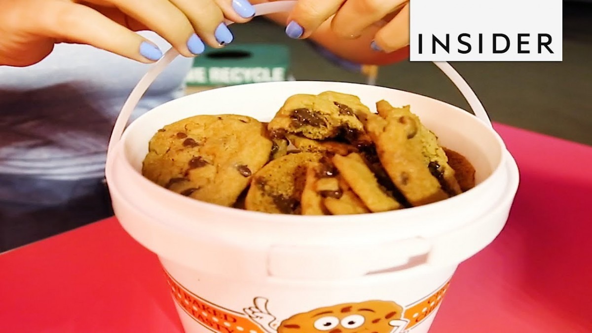 Fair Stand Sells Buckets Of Cookies