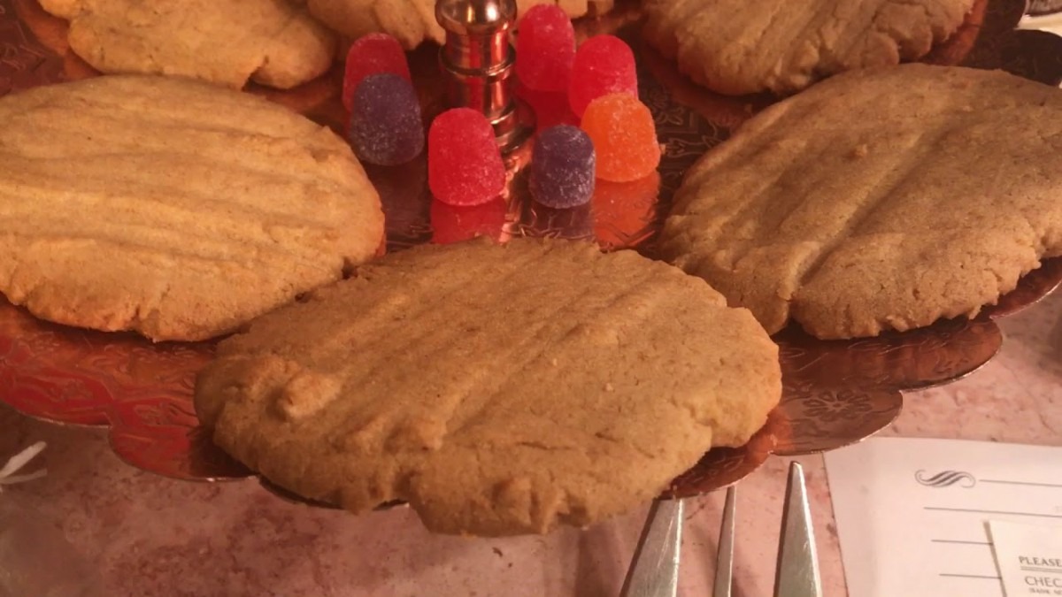 Crispy Peanut Butter Cookies