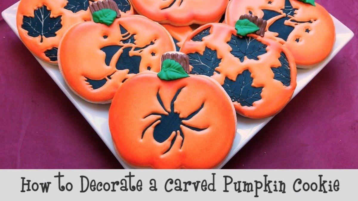 How To Decorate A Carved Pumpkin Cookie