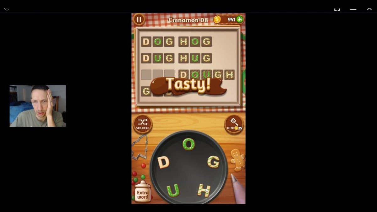Word Cookies, Novice Chef, Updated Cinnamon Level 8 Solved