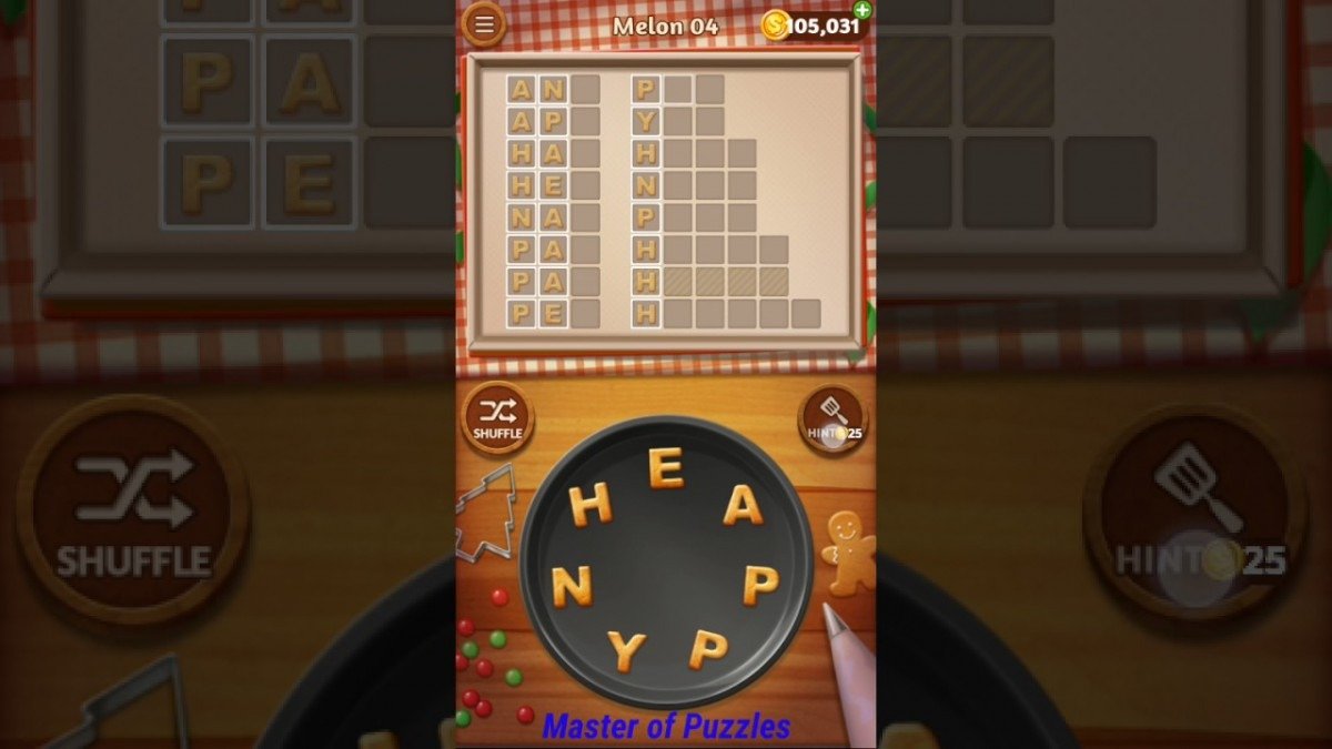 Word Cookies Melon Level 4 Sous Chef Solved