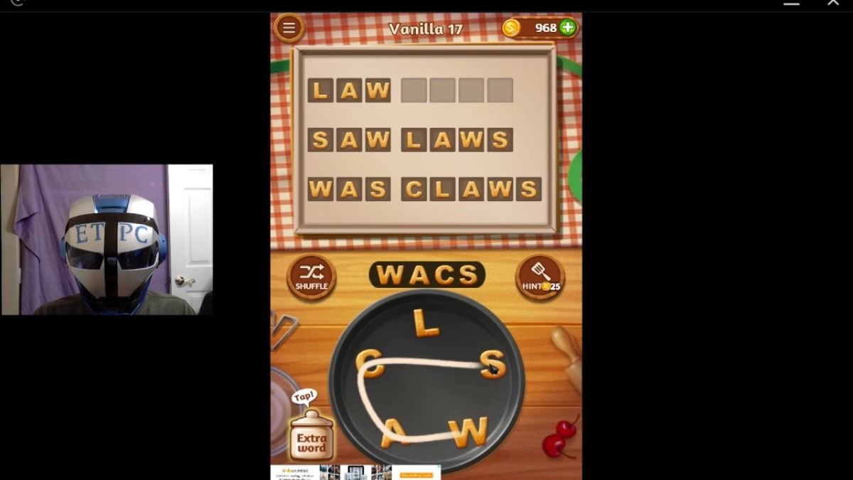 Word Cookies Vanilla 17 Solved
