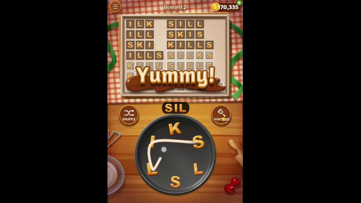 Word Cookies Lime Pack Level 12 Answers