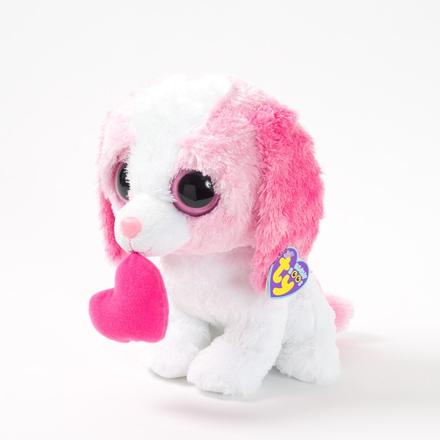 Dog With Heart Cookie Beanie Boo