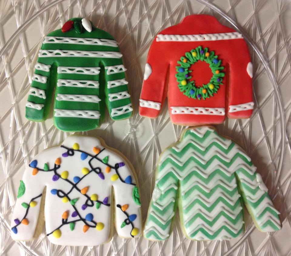 Ugly Christmas Sweater Cookies