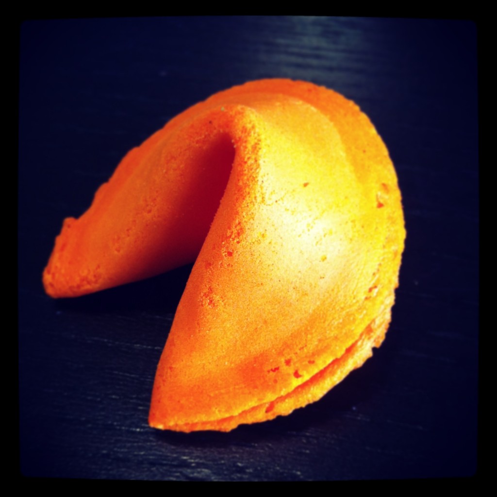 Orange Fortune Cookies