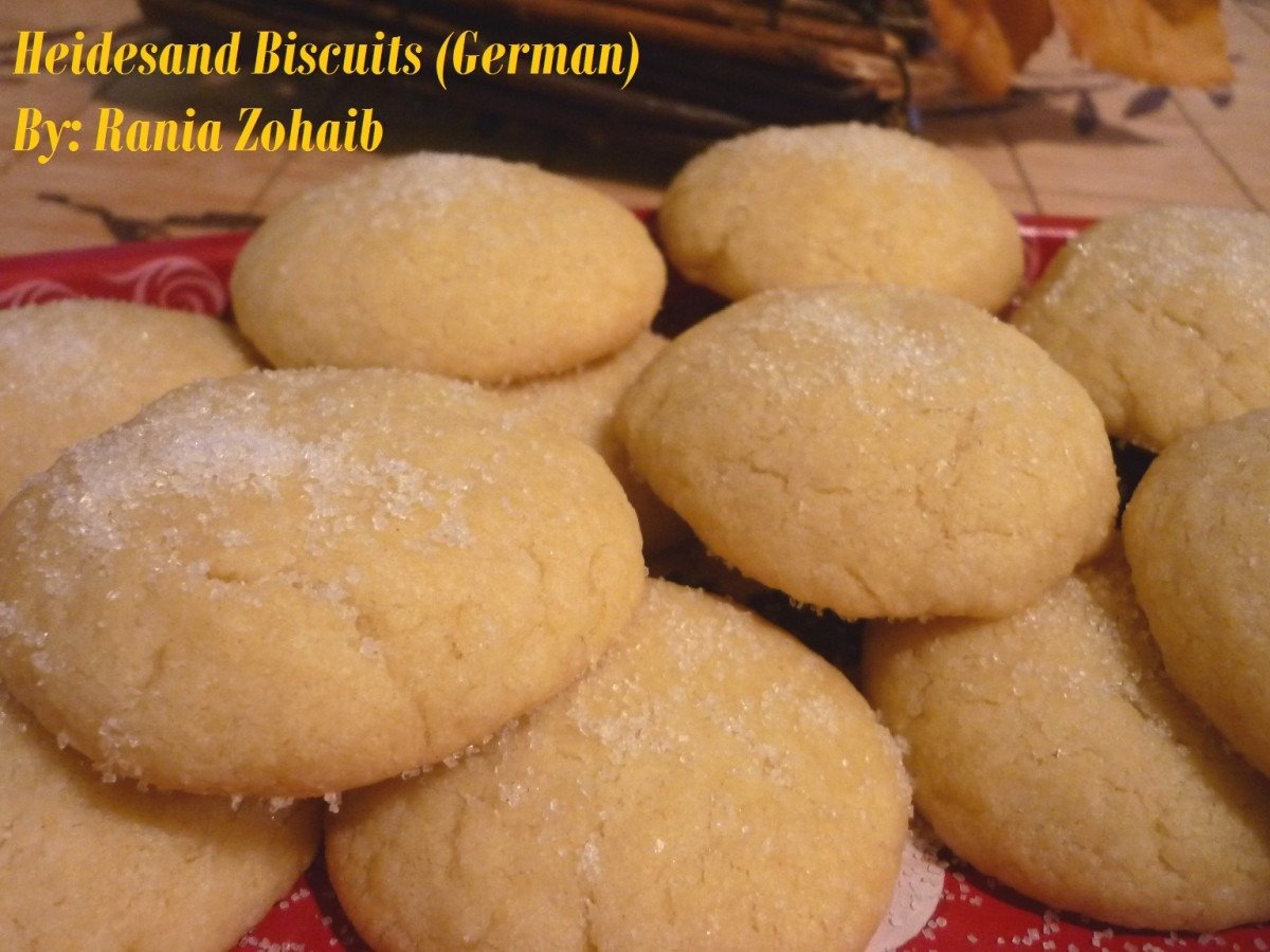 Rania @ Work With Sugar'n Spice  Heidesand Biscuits (german Kekse)