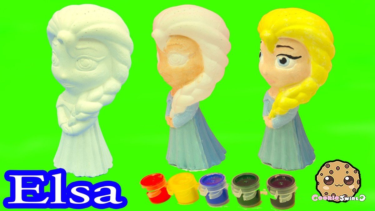 Paint Your Own Disney Frozen Queen Elsa Painting Craft Kit Set