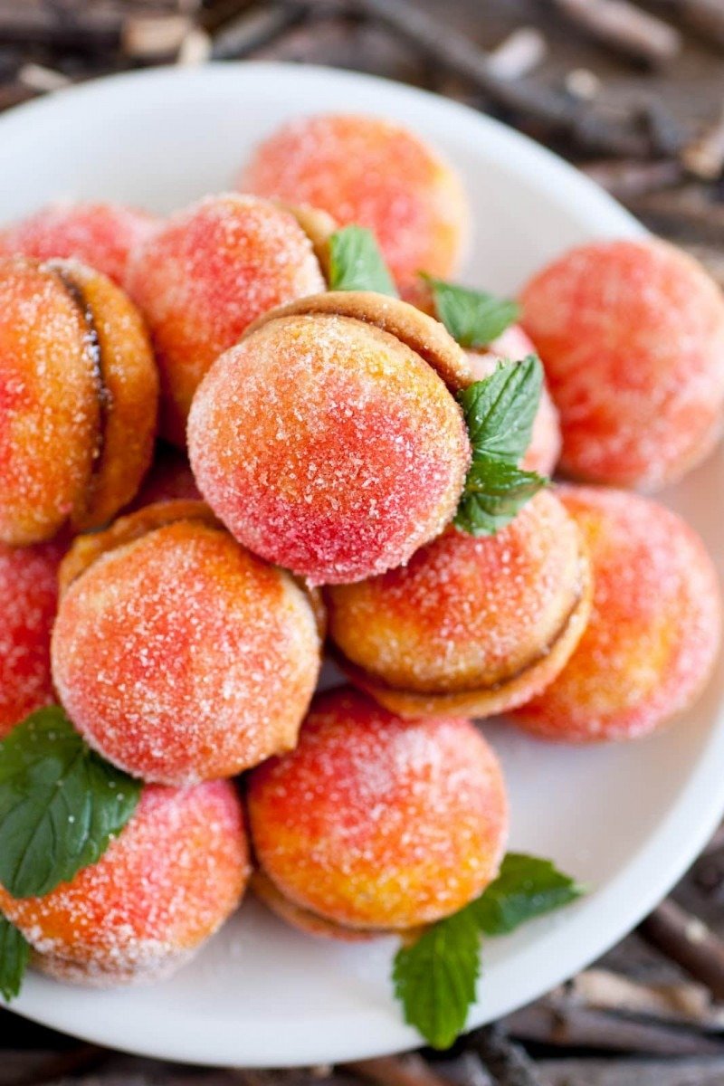 Peach Cookies {that Look Like A Real Peach!}