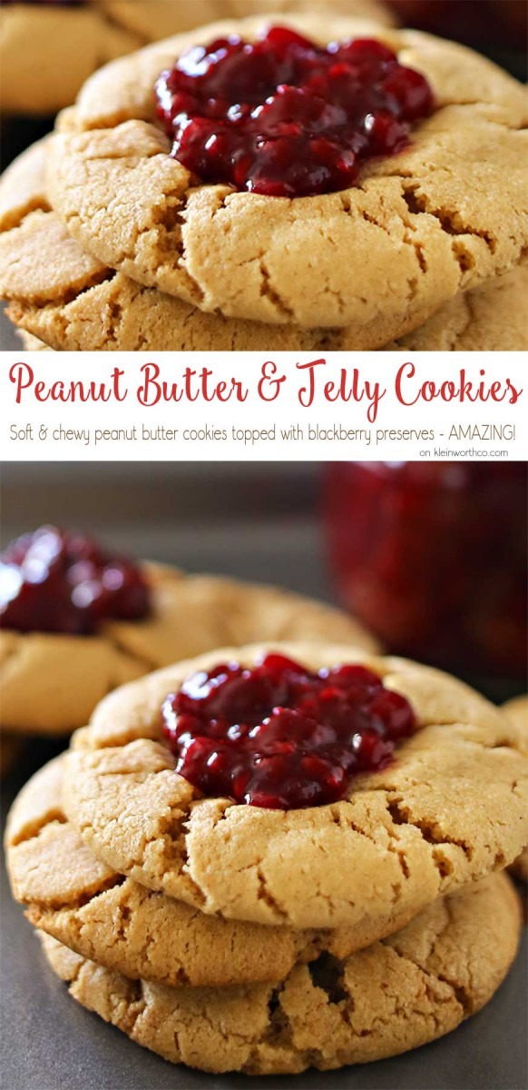 Peanut Butter & Jelly Cookies