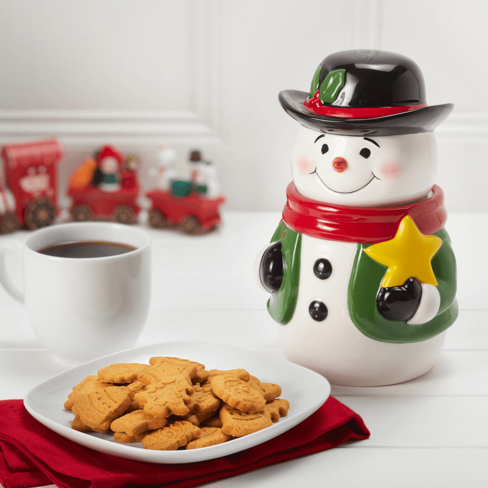 Ringtons Snowman Cookie Jar