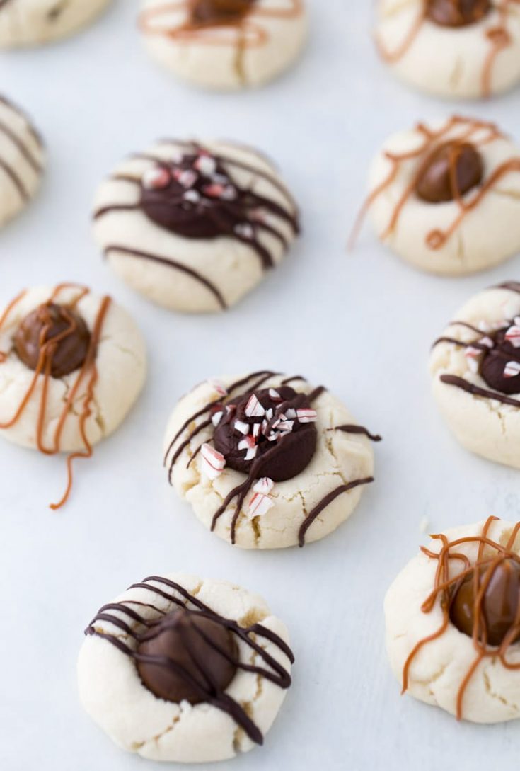 Shortbread Thumbprint Cookies (three Ways)