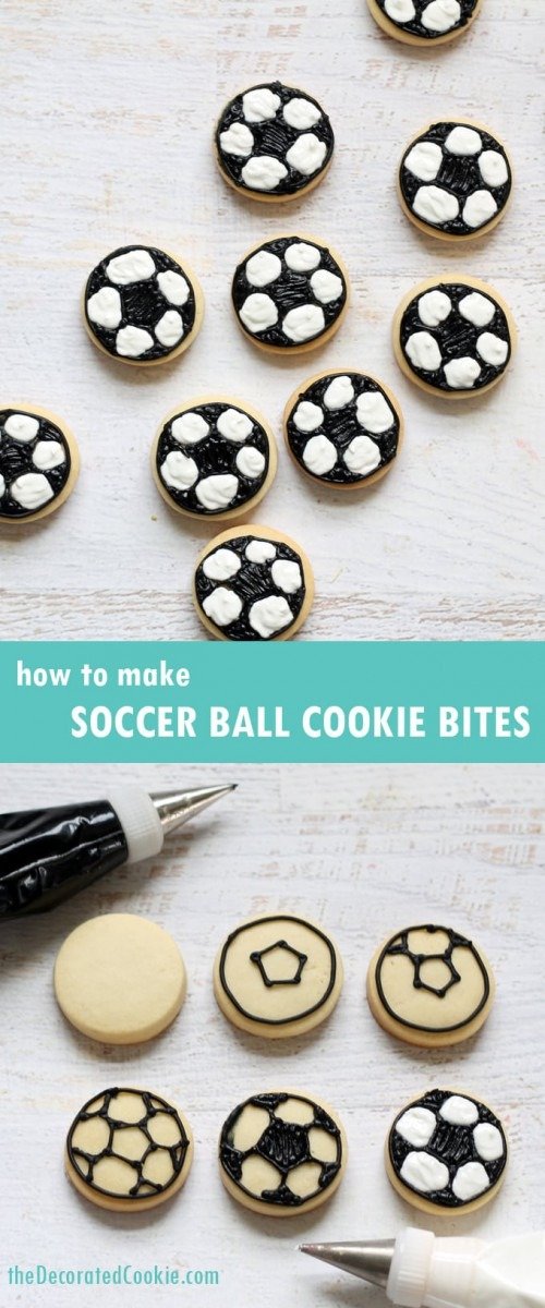 Soccer Ball Cookie Bites