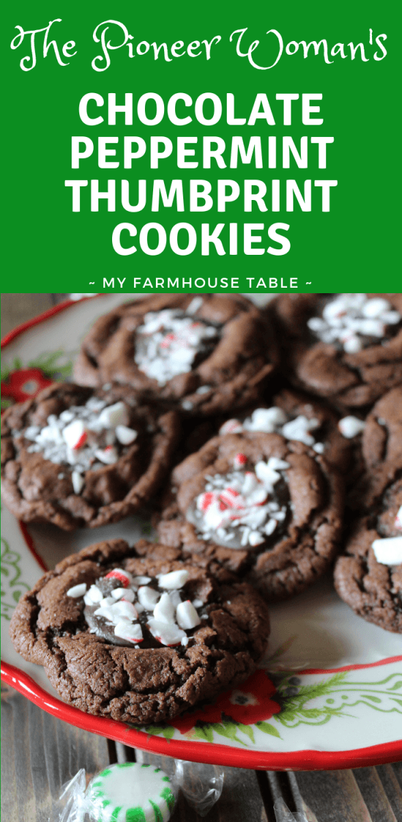 The Pioneer Woman Chocolate Peppermint Cookies