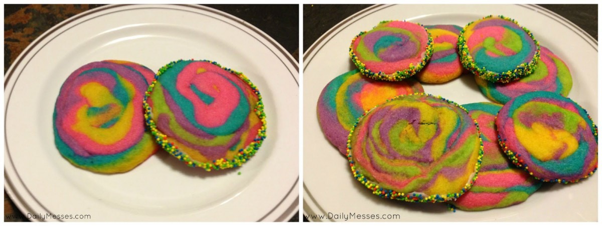 Daily Messes  Tie Dye Cookies