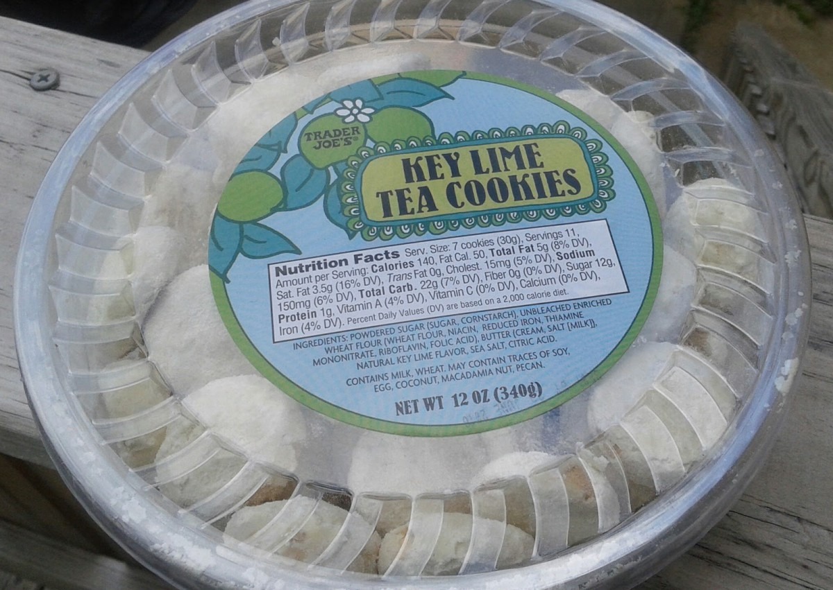 What's Good At Trader Joe's   Trader Joe's Key Lime Tea Cookies