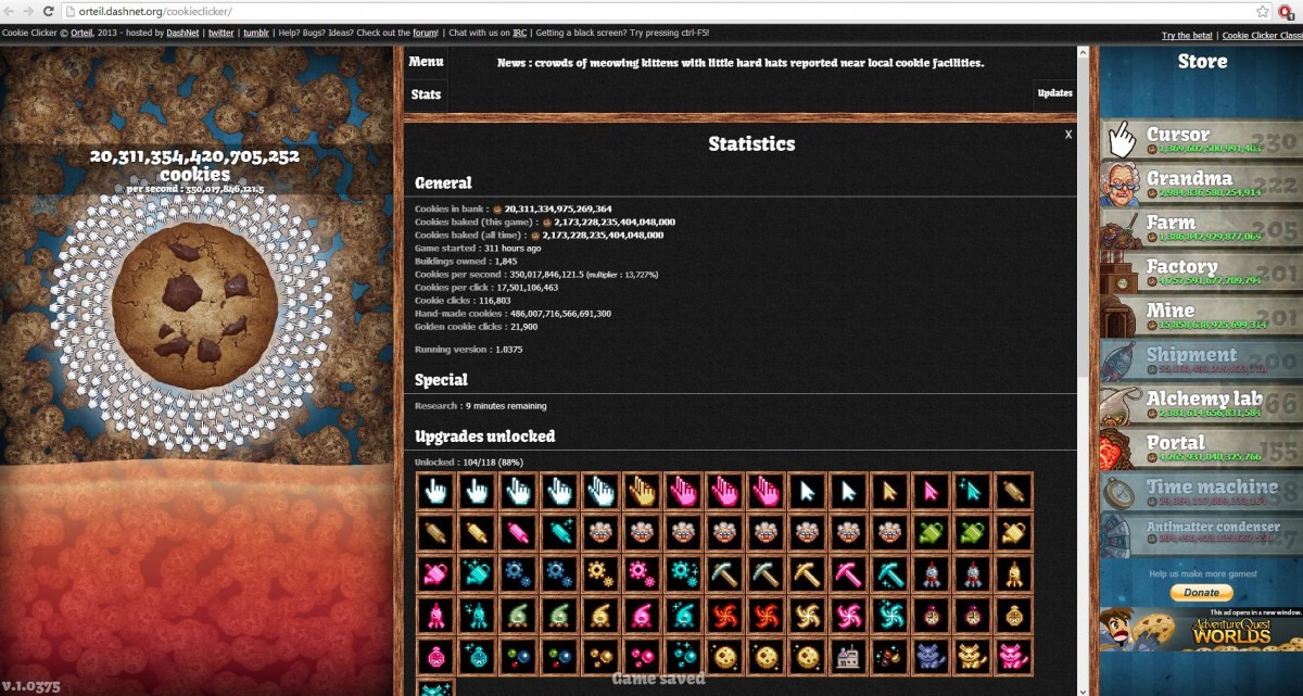 You Bastards Told Me About Cookie Clicker, Now Look What Has