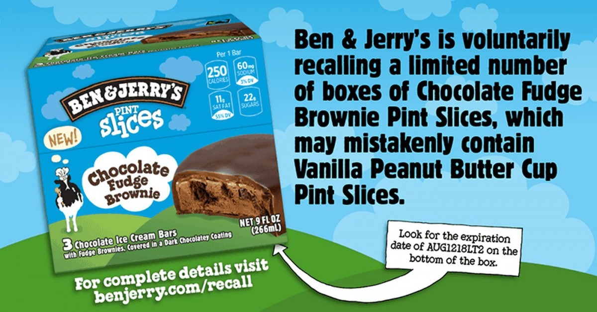 Ben & Jerry's Issues Voluntary Ice Cream Recall