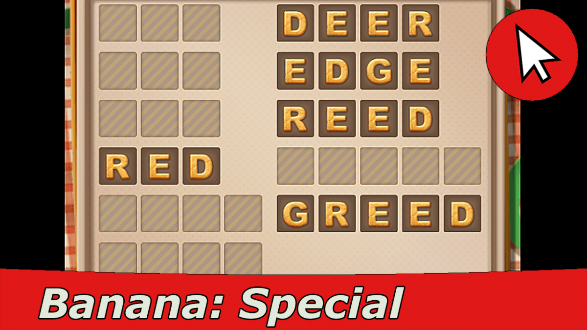 Word Cookies Banana Special Level Answers